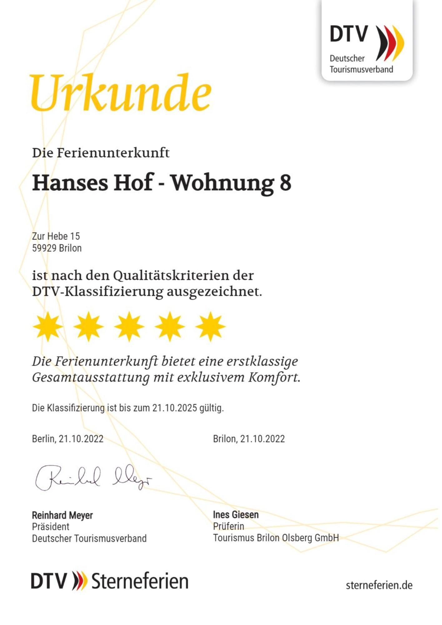 Hanses Hof Brilon Oda fotoğraf